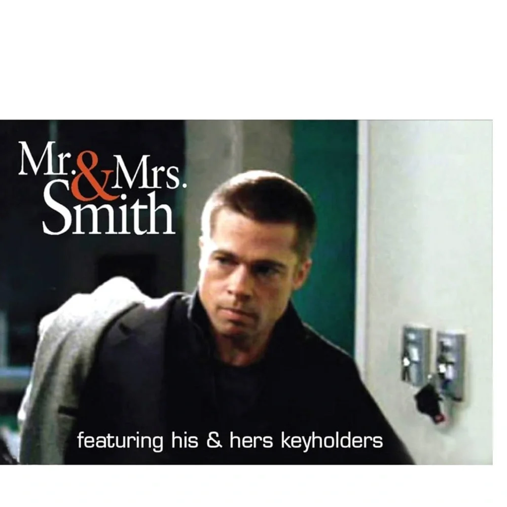 NWT His and‎ hers key holders 5.6 x 4.6 x 2.4